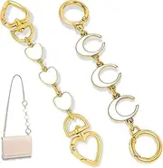 [YLSDSW] 2 Pcs Purse Strap Extender for Handbag, Purse Extender Chain, Bag Extension Chain Extender for Purse Handbags, Shoulder Bag Strap Extender