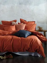 MM Linen Stitch Clay Quilt Cover Set