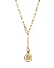 Roberto Coin Daisy Diamond Y Necklace in 18K Yellow Gold, 18 - Exclusive