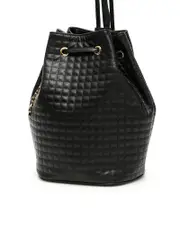 Celine Small Backpack in Black Quilted Calfskin