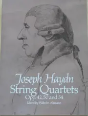 Haydn String Quartets Opus 42, 50 & 54 Scores New