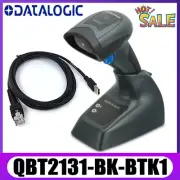 Datalogic QBT2131-BK-BTK1 1D Imager Bluetooth Barcode Scanner W/ USB Cable+Stand