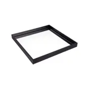 CAFE LIGHTING Miles Large Mirrored Tray - Black