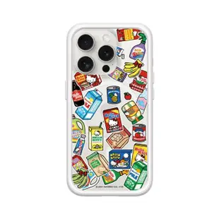 【RHINOSHIELD 犀牛盾】iPhone 15/Plus/Pro Mod NX MagSafe兼容 手機殼/Sticker-Supermarket(Hello Kitty)