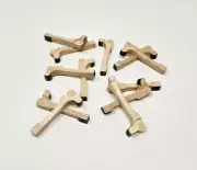 Wood Compact Action Piano Jacks NO FLANGES- Set of 12