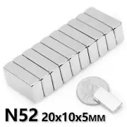 N52 Super Strong Magnets Block Rare Earth Cuboid Neodymium Super Strong Magnet