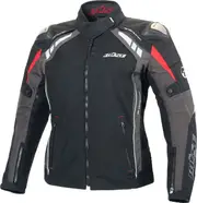 Büse B.Racing Pro, textile jacket waterproof women , color: Black/Grey , size: 44