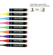 Chalk Magic Liquid Chalk Marker Set (set of 9 markers)