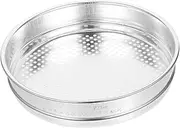 SOLUSTRE Household Stainless Steel Grain Sieve for Efficient Cooking Mesh for Sorting Cereals and Sturdy Design Kitchen Tool for Home Use