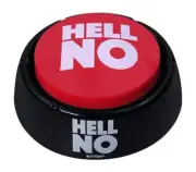 Hell No Button - 10 Funny Hell No Sound Button Sayings - Hilarious Talking To...