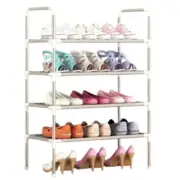 NNETM The Multi-Layer Free Standing Shoe Rack brings organization to your shoe c
