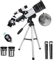 20mm Refractor Mount Telescope with Tripod Finder Scope for Astronomy Beginners, Astronomical Telescope Monocular Telesc