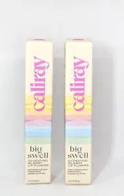 2 PACK Caliray Big Swell Hydrating Glassy Lip Plumper Gloss Full Size New Boxed