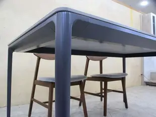 【歐風別館】里昂精品5.3尺灰色岩板餐桌【另有3*6尺】【基隆至台中免運費】 (10折)