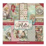 Stamperia 12" x 12" Paper Pad - Alice 10/pk Double Sided Scrapbook