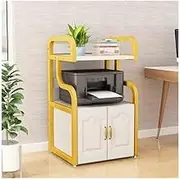 Shelf Floor Standing Bookshelf Storage Rack Raised Simple Office Luxury Printer Storage Rack Wrought Iron Living Room