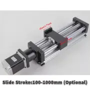 Long Stage Actuator Module Ball Screw Linear CNC Slide Stroke + 57 Stepper Motor