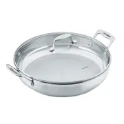Scanpan 32cm Covered Stainless Steel Chef Pan Induction/Gas Cookware w/ Lid SL