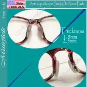 Clear Anti-slip silicone Stick On Nose Pads For Eyeglasses Sunglasses Glasses