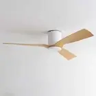 Cove Close to Ceiling Flush 52" ABS DC Ceiling Fan 6 Speed Remote