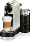 Nespresso CitiZ Coffee Espresso Machine by De'Longhi with Milk Frother, White