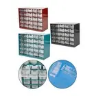 Portable 25 Drawer Parts Storage Box Tool Storage Cabinet Home Garage Tool Box