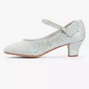 Ladies/Girls Chorus/Theatre/Ballroom/Dance/Wedding/Stage Show Shoes - Silver