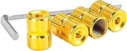 Car Wheel Stem Caps - Tire Valve Stem Caps,4X Auto Wheel Tyre Nozzle Accessories Leak-Proof for Motorcycle Truck Bike Most Vehicle
