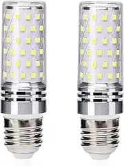 E27 LED Bulbs Light 7W (75W Halogen Equivalent), Daylight White 6000K 950LM, 80 CRI, AC100-265V Non-dimmable Small Edison Screw Bulb for Home Lighting, 2-Pack