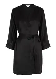 NK Imode Morgan Silk Robe - Black S (UK8-10 / S)