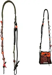 Bag Strap Replacement, Versatile Multi-Function Paracord Shoulder Strap: Adjustable, Heavy-Duty Colorful Crossbody Extender with Water Bottle Handle for Travel, Outdoor Activities & More Aarmygreen