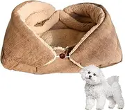 Cat Bed | 2-in-1 Sleeping Bag Small Dog Bed,Washable Sleeping Hideaway, Indoor Pet Sofas, Warm Dog House for Winter Indoor Outdoor Play Pets