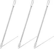 3pcs Drawstring Threader ToolQuick & Easy, Metal Easy Pull Drawstring Easy Threader Replacement Tool Needle for Jackets Swim Trunks Pants Sweatpants Shorts Hoodies (7.87 inches)