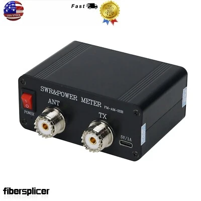 1.8MHz-54MHz Color LCD Display Digital SWR & Power Meter with Type-C Interface