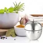 60 Minutes Stainless Steel Visual Reminder Alarm Clock Countdown Kitchen Timer