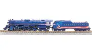 Broadway 7411 N Reading T1 4-8-4 Independence Day Paint Scheme Patriotic Sounds