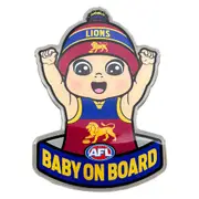 Brisbane Lions Baby on Board Decal
