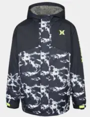 Hurley Heavyweight Boys M Tye Dye Phantom Camo Snowboard Jacket Winter Coat