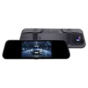 Dash Camera 5.5" Rear View Car 1080p DVR Cam Front and Reversing Mirror Recorder