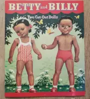 Betty and Billy Paper Doll Book, 1998 Reprint of 1955 Whitman Book, Uncut, VTG
