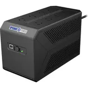 UPSONIC ORION850 850VA UPS with 3Pin Plug Input Line Interactive Black
