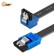 SATA Cable III, SATA Cable III 6Gbps 90 Degree Right Angle with Locking Latch 1