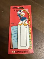 Vintage Disney Donald Duck Bookmark Mickey Mouse, Monogram, Krystal
