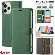 For iPhone 16 15 14 13 12 11 Pro Max XR XS SE 7 Plus Case Leather Wallet Cover