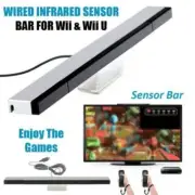 Wired Remote Sensor Bar Receiver Inductor for Nintendo-Wii and Wii-U Console AU