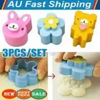 3X Bread Cookie Bento Maker Rabbit Toast Cake Crust Flower Sandwich Cutter Mold