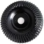Grinder Wood Carving Disc 4 Inch, Grinding Shaping for Angle Grinders With 5/8 Inch Arbor (Black 2pcs)