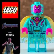 LEGO Vision Dark Turquoise sh0916/sh916 Minifigure Marvel Avengers