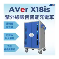 在飛比找PChome商店街優惠-AVer X18iS 紫外線殺菌智能充電車【18台裝置】--