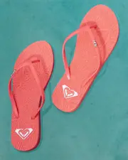 [Roxy] Roxy Women's Antilles Ii Flip Flops Slippers in Pink/Raspberry Size 09 09 Pink/Raspberry